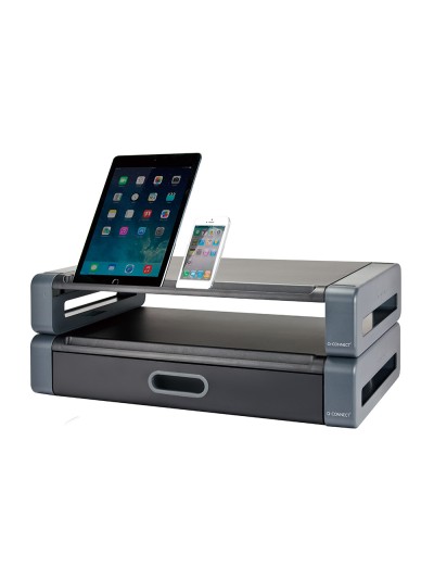 Soporte q-connect deluxe para monitor 486x276x96 mm