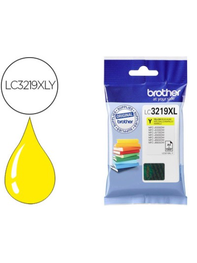 Ink-jet brother lc-3219xly mfc-j6530dw / mfc-j6930dw amarillo 1.500 pag