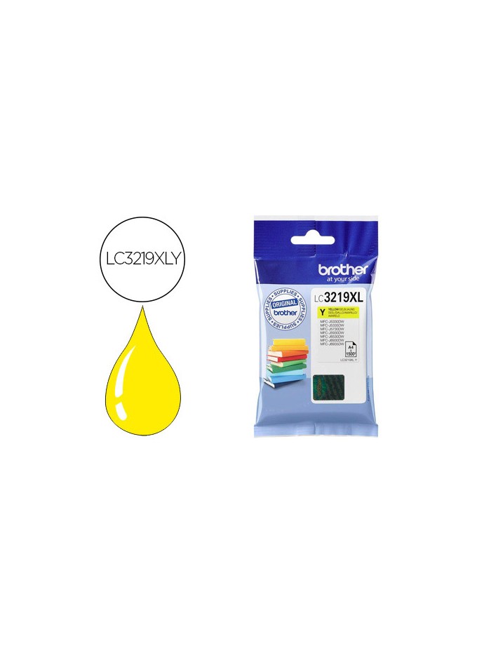 Ink-jet brother lc-3219xly mfc-j6530dw / mfc-j6930dw amarillo 1.500 pag Ink-jet brother lc-3219xly mfc-j6530dw / mfc-j6930dw amarillo 1.500 pag