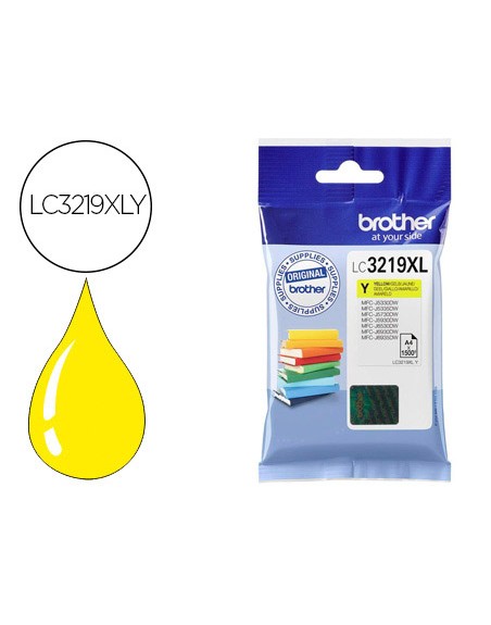 Ink-jet brother lc-3219xly mfc-j6530dw / mfc-j6930dw amarillo 1.500 pag