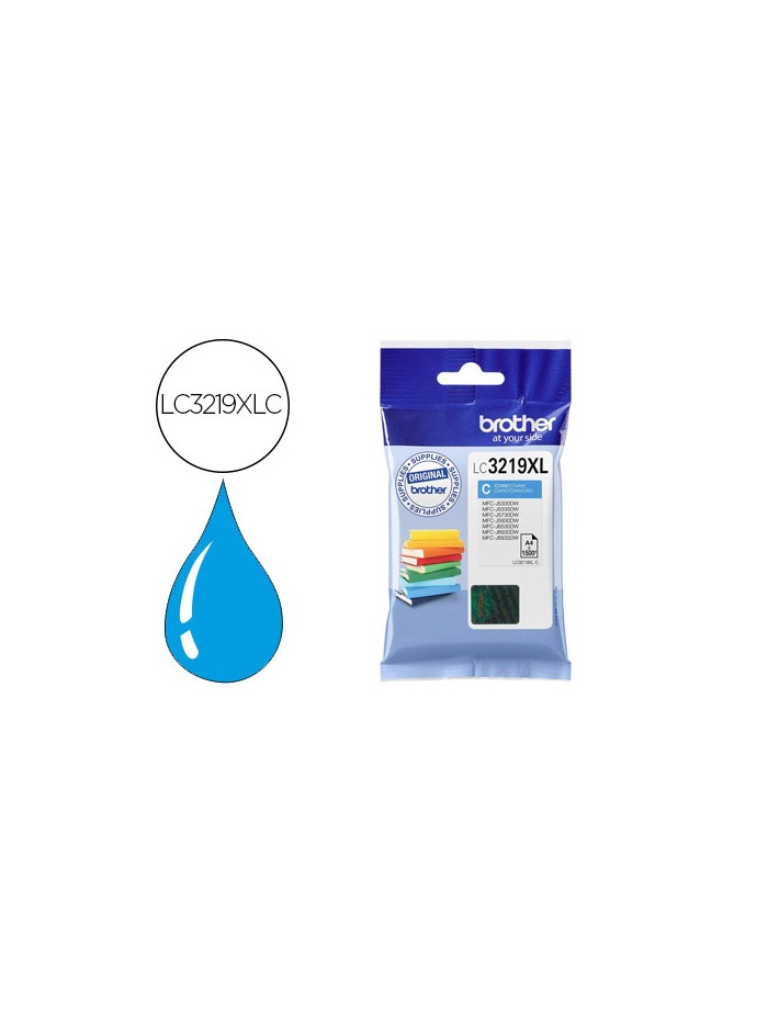 Ink-jet brother lc-3219xlc mfc-j6530dw / mfc-j6930dw cian 1.500 pag Ink-jet brother lc-3219xlc mfc-j6530dw / mfc-j6930dw cian 1.500 pag