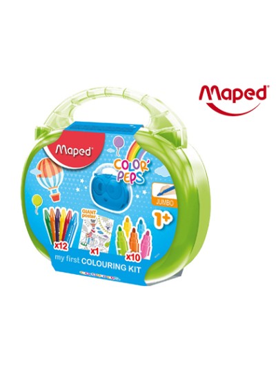 Maletin de dibujo maped early age 23 piezas