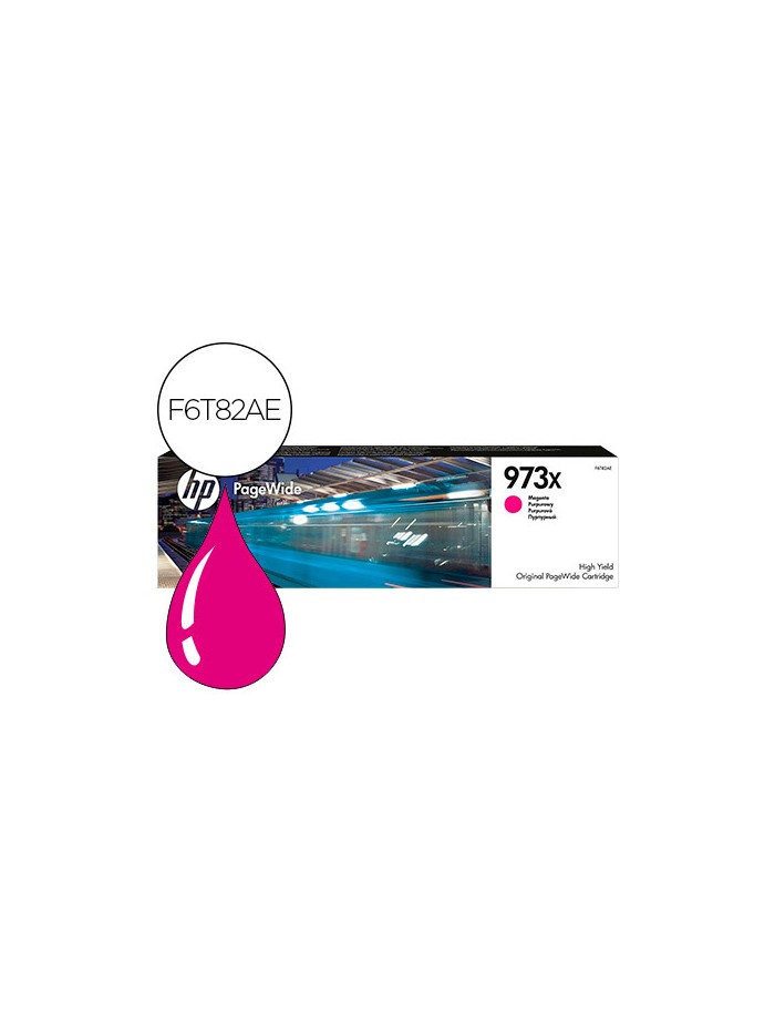Ink-jet hp jet 973x pagewide 452 / 477 / p55250 / p57750 magenta 7000 paginas Ink-jet hp jet 973x pagewide 452 / 477 / p55250 / p57750 magenta 7000 paginas