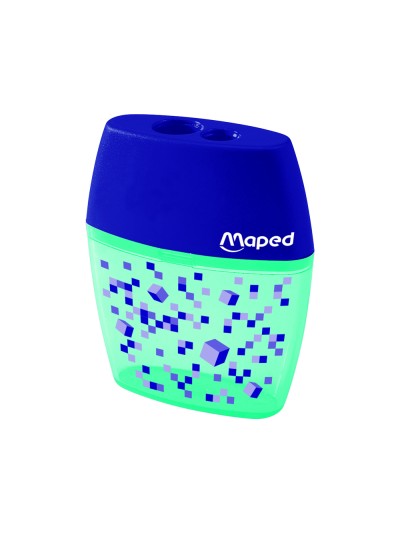 Sacapuntas maped plastico shaker pixel party 2 usos