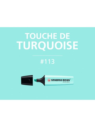Rotulador stabilo boss pastel fluorescente 70 toque de turquesa