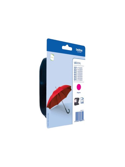 Ink-jet brother lc-225xlmbp mfc-j 4420 dw / mfc-j 5620 dw magenta alta capacidad 1200 pag