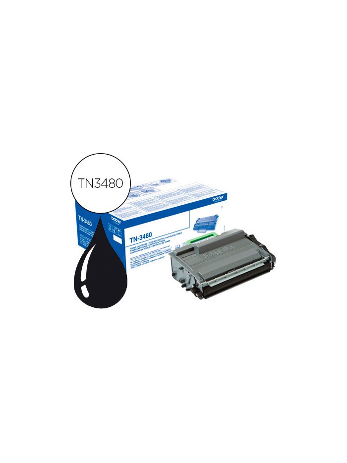 Toner brother tn-3480 dcp-l5500dn / dcp-l6600dw / hl-l5000d / mfc-l5700 alta capacidad negro 8000 pag Toner brother tn-3480 dcp-l5500dn / dcp-l6600dw / hl-l5000d / mfc-l5700 alta capacidad negro 8000 pag