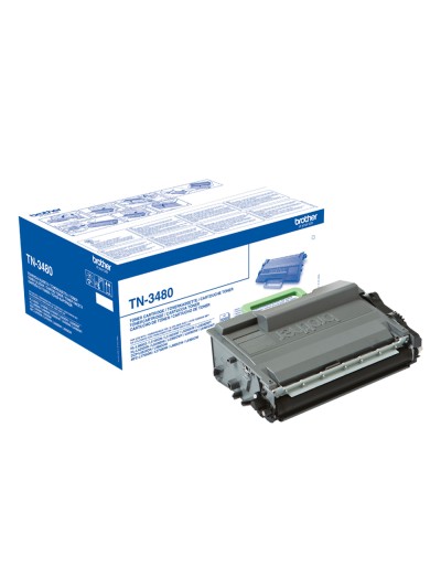 Toner brother tn-3480 dcp-l5500dn / dcp-l6600dw / hl-l5000d / mfc-l5700 alta capacidad negro 8000 pag