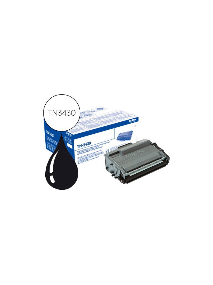Toner brother tn-3430 dcp-l5500dn / dcp-l6600dw / hl-l5000d / mfc-l5700 negro 3000 pag Toner brother tn-3430 dcp-l5500dn / dcp-l6600dw / hl-l5000d / mfc-l5700 negro 3000 pag