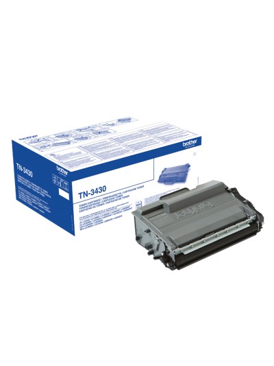 Toner brother tn-3430 dcp-l5500dn / dcp-l6600dw / hl-l5000d / mfc-l5700 negro 3000 pag