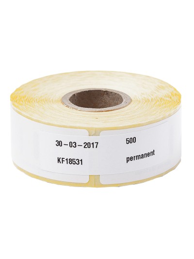 Etiqueta adhesiva permanente q-connect kf18531 compatible dymo 11352 tamaño 54x25 mm caja con 500 etiquetas