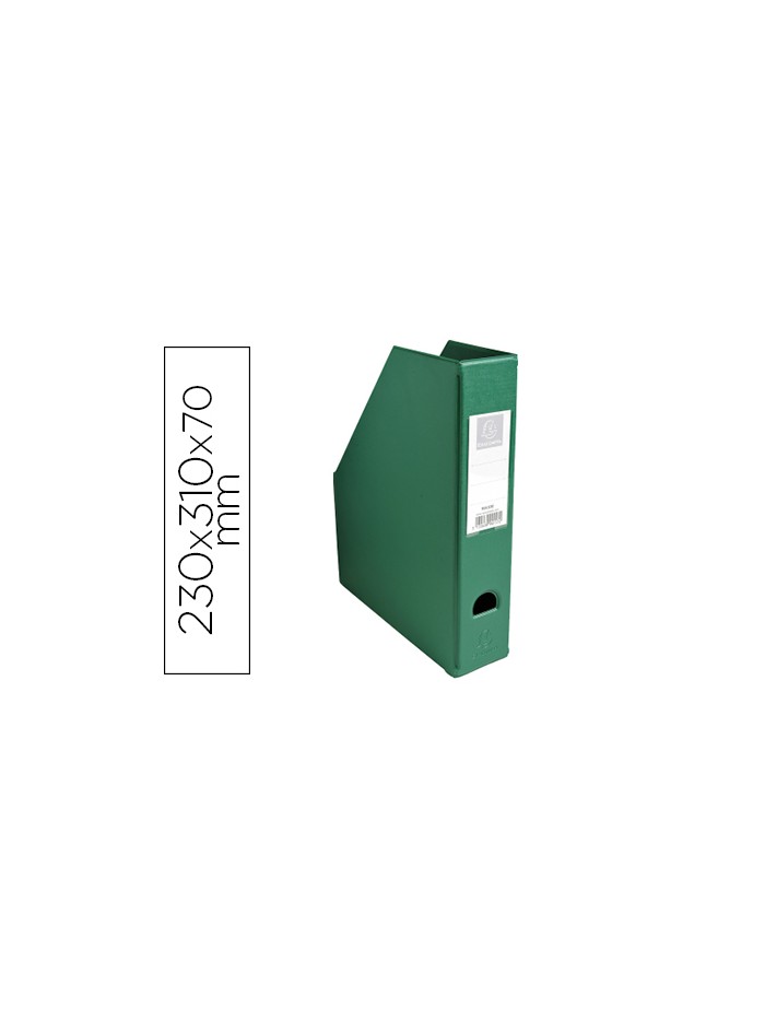 Revistero exacompta pvc lomo 70 mm color verde 230x310x70 mm Revistero exacompta pvc lomo 70 mm color verde 230x310x70 mm
