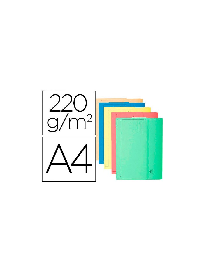 Subcarpeta cartulina con bolsa exacompta din a4 colores surtidos 210 gr Subcarpeta cartulina con bolsa exacompta din a4 colores surtidos 210 gr