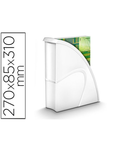 Revistero cep plastico uso vertical / horizontal blanco 85x270x310 mm