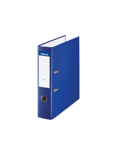 Archivador de palanca esselte carton forrado pvc folio lomo de 75 mm con rado azul