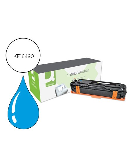Toner q-connect compatible hp cf211a color laserjet m251n / 251nw / 276n / 276nw cian 1.800 pag