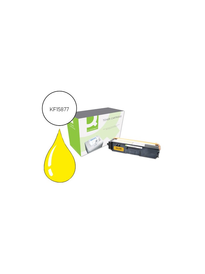 Toner q-connect compatible brother tn325y hl-4140cn / 4150cdn / 4570cdw / 4570cdwt / dcp 9055 amarillo 3.500 pag Toner q-connect compatible brother tn325y hl-4140cn / 4150cdn / 4570cdw / 4570cdwt / dcp 9055 amarillo 3.500 pag