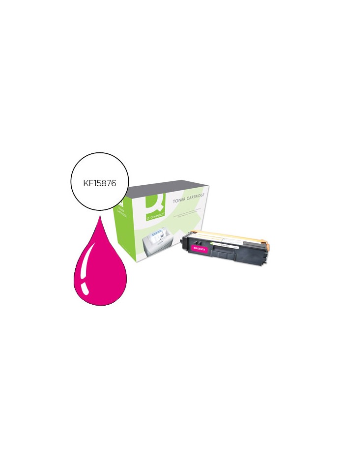 Toner q-connect compatible brother tn325m hl-4140cn / 4150cdn / 4570cdw / 4570cdwt / dcp 9055cd magenta 3.500 pag Toner q-connect compatible brother tn325m hl-4140cn / 4150cdn / 4570cdw / 4570cdwt / dcp 9055cd magenta 3.500 pag