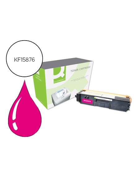 Toner q-connect compatible brother tn325m hl-4140cn / 4150cdn / 4570cdw / 4570cdwt / dcp 9055cd magenta 3.500 pag