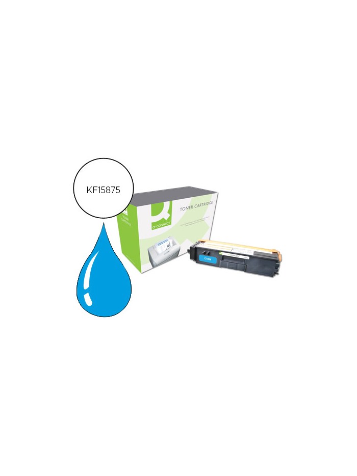Toner q-connect compatible brother tn325c hl-4140cn / 4150cdn / 4570cdw / 4570cdwt / dcp 9055cdn cian 3.500 pag Toner q-connect compatible brother tn325c hl-4140cn / 4150cdn / 4570cdw / 4570cdwt / dcp 9055cdn cian 3.500 pag