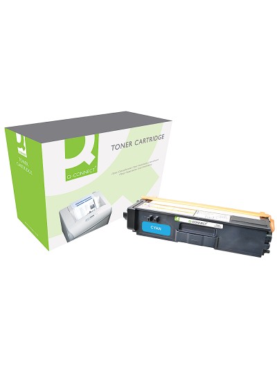 Toner q-connect compatible brother tn325c hl-4140cn / 4150cdn / 4570cdw / 4570cdwt / dcp 9055cdn cian 3.500 pag