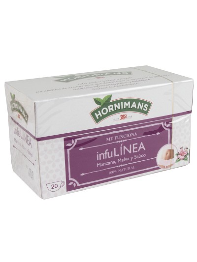 Te hornimans infulinea manzana malva y sauco caja de 20 bolsas