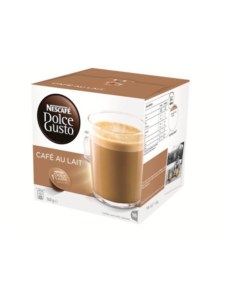 Cafe dolce gusto cafe con leche monodosis caja de 16 unidades