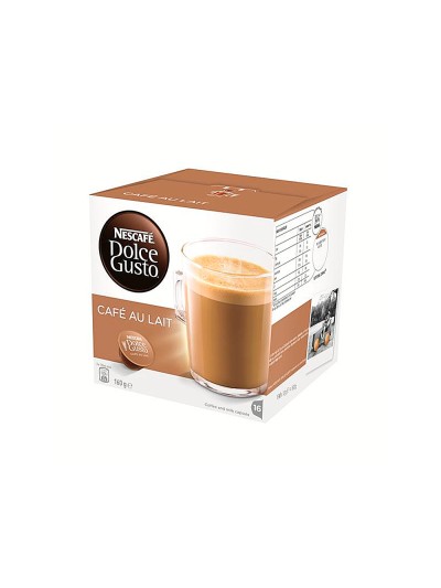 Cafe dolce gusto cafe con leche monodosis caja de 16 unidades