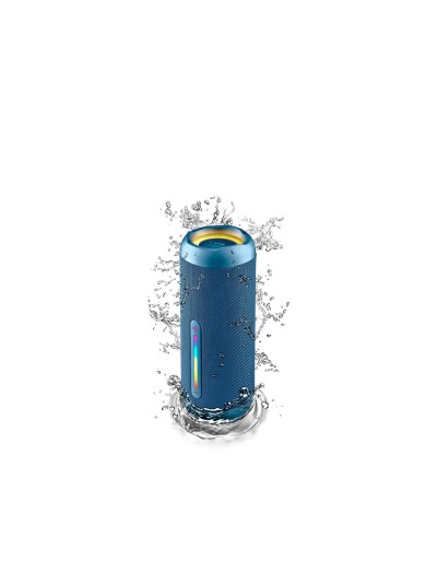 Altavoz ngs roller furia 2 portatil 60w bluetooth luces rgb e impermeabilidad ipx7 color azul