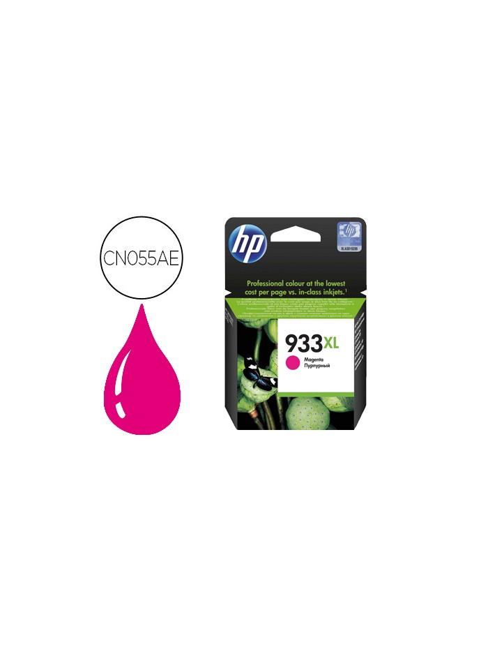 Ink-jet hp 933xl magenta cn055ae officejet 6100/6600/6700 premium capacidad 825 pag Ink-jet hp 933xl magenta cn055ae officejet 6100/6600/6700 premium capacidad 825 pag