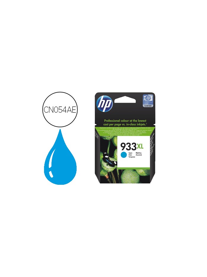 Ink-jet hp 933xl cian cn054ae officejet 6100/6600/6700 premium capacidad 825 pag Ink-jet hp 933xl cian cn054ae officejet 6100/6600/6700 premium capacidad 825 pag