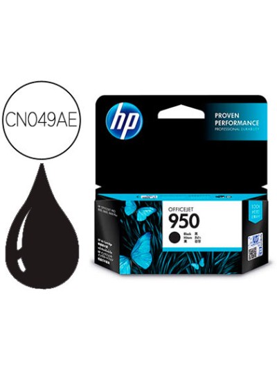 Ink-jet hp 950 negro cn049ae capacidad 1000 pag