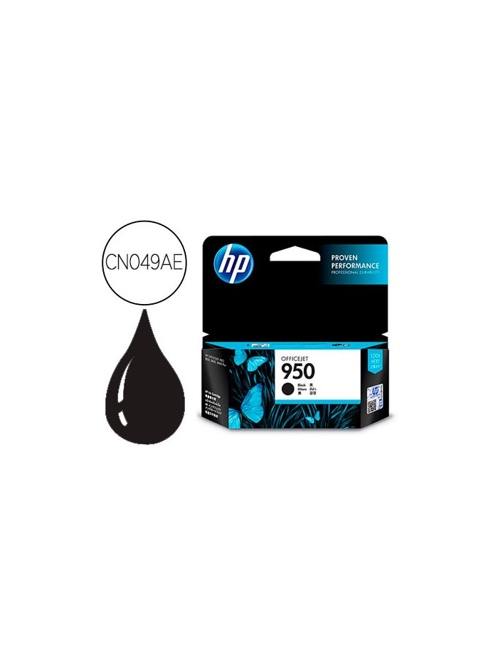 Ink-jet hp 950 negro cn049ae capacidad 1000 pag Ink-jet hp 950 negro cn049ae capacidad 1000 pag
