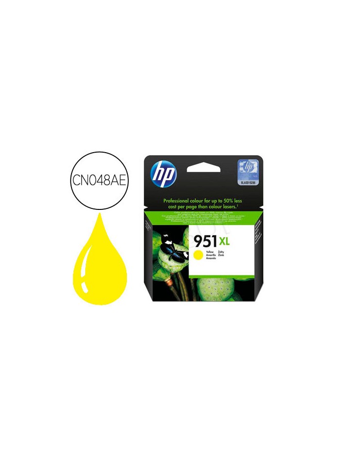 Ink-jet hp 951xl amarillo cn048ae capacidad 1500 pag Ink-jet hp 951xl amarillo cn048ae capacidad 1500 pag