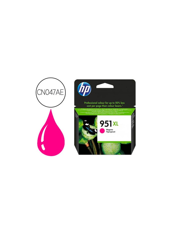 Ink-jet hp 951xl magenta cn047ae capacidad 1500 pag Ink-jet hp 951xl magenta cn047ae capacidad 1500 pag