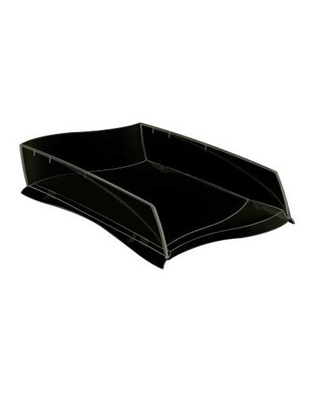 Bandeja sobremesa cep ellypse greenspirit plastico negra 380x275x82 mm