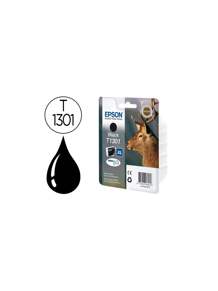 Ink-jet epson stylus sx525wd/620fw office b42wd/bx320fw/525wd t1301 negro Ink-jet epson stylus sx525wd/620fw office b42wd/bx320fw/525wd t1301 negro