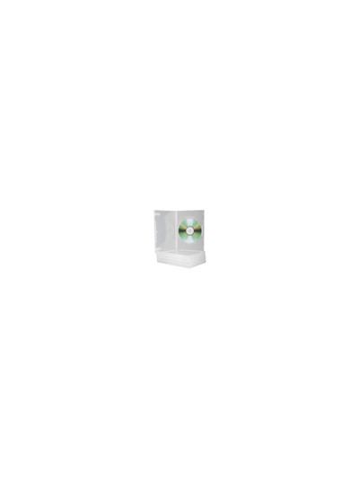 Caja dvd q-connect transparente pack de 5 unidades