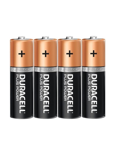 Pila duracell alcalina plus aa blister con 4 unidades