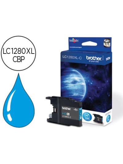 Ink-jet brother lc-1280xlcbp cian -1,200pag- mfc-j6510dw mfc-j6710dw mfc-j6910dw