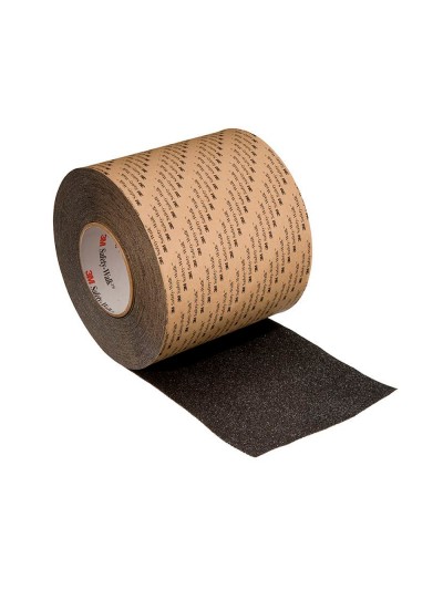 Cinta antideslizante 3m soporte de vinilo adhesivo + abrasivo 18mt x 50 mm