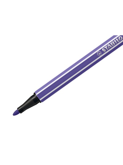 Rotulador stabilo acuarelable pen 68 violeta punta gruesa 1mm