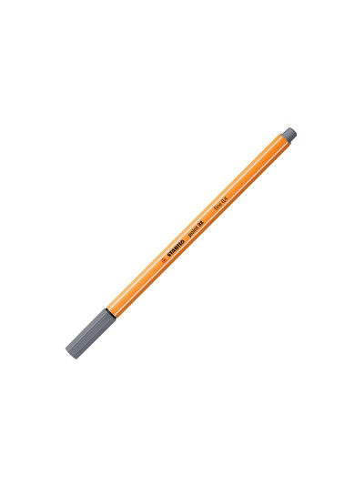 Rotulador stabilo punta de fib ra point 88 gris oscuro punta fina 0,4mm