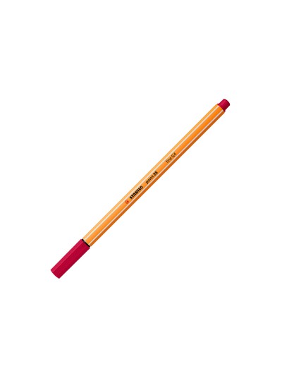 Rotulador stabilo punta de fib ra point 88 carmin punta fina 0,4mm