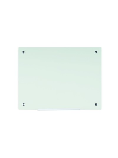 Pizarra cristal bi-office magnetica sin marco blanca 90x60 cm