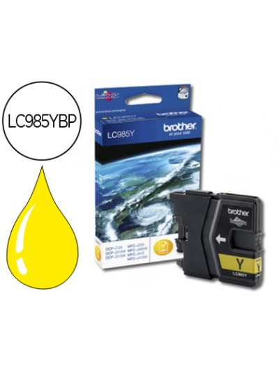 Ink-jet brother lc-985y amarillo dcp-j125/dcp-j315w mfc-j265w/mfc-j410/mfc-j415w