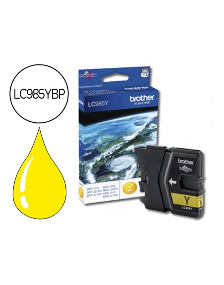 Ink-jet brother lc-985y amarillo dcp-j125/dcp-j315w mfc-j265w/mfc-j410/mfc-j415w