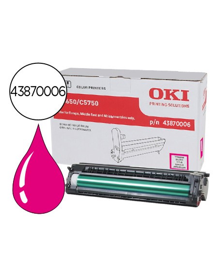 Tambor oki c5650/5750 magenta 20000 paginas