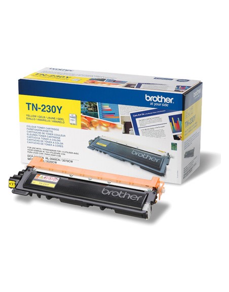 Toner brother tn-230 amarillo -1.400pag- hl-3040cn hl-3070cw dcp-9010cn mfc-9120cn mfc-9320cw