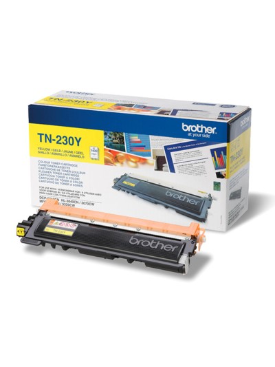 Toner brother tn-230 amarillo -1.400pag- hl-3040cn hl-3070cw dcp-9010cn mfc-9120cn mfc-9320cw